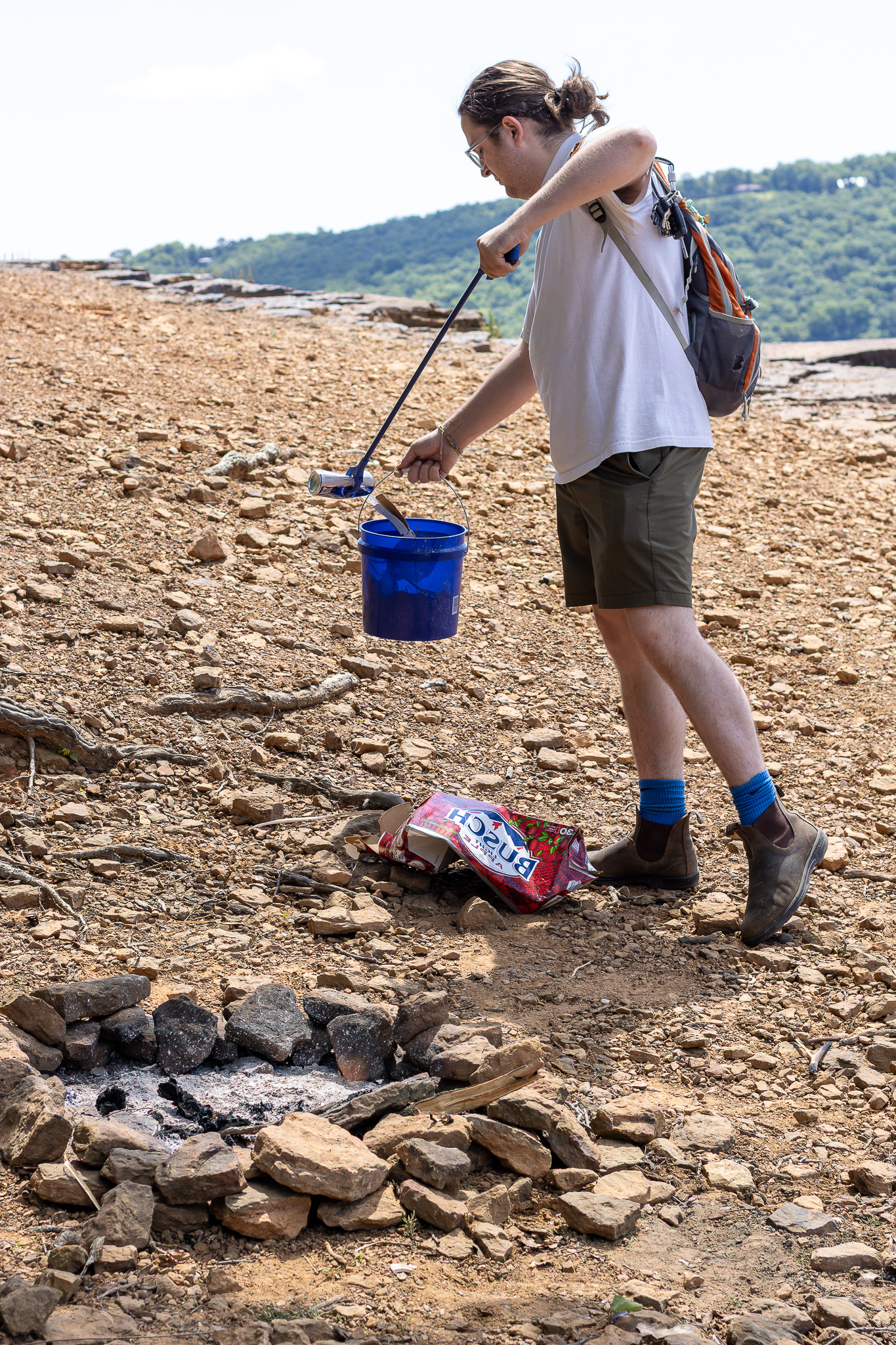 Christopher Wier cleaning up public land